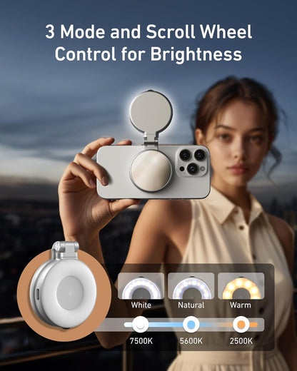Magnetic Phone Light with Adjustable Dual Temperature